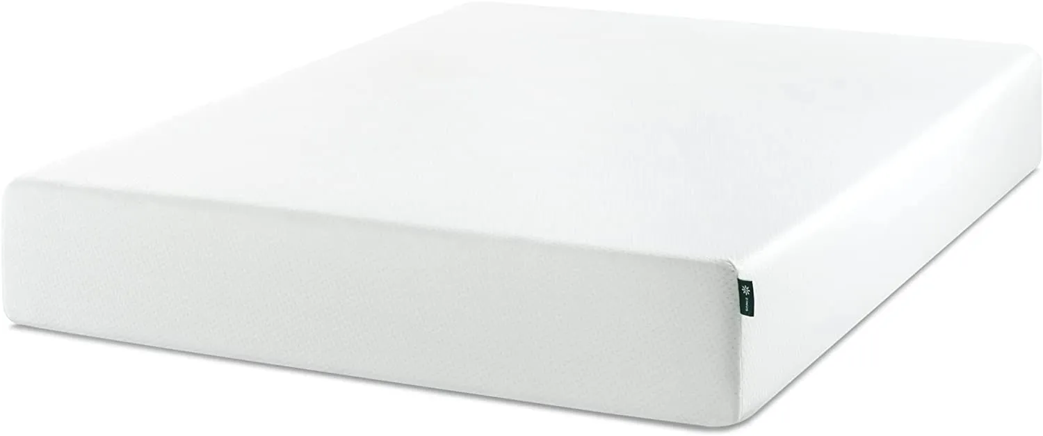 10 Inch Green Tea Memory Foam Mattress, CertiPUR-US Certified, Bed-in-a-Box, Pressure Relieving