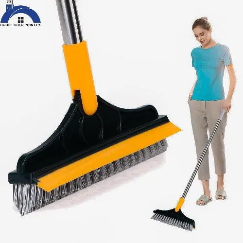 2 In 1 Rotating Floor Brush & Scrubber