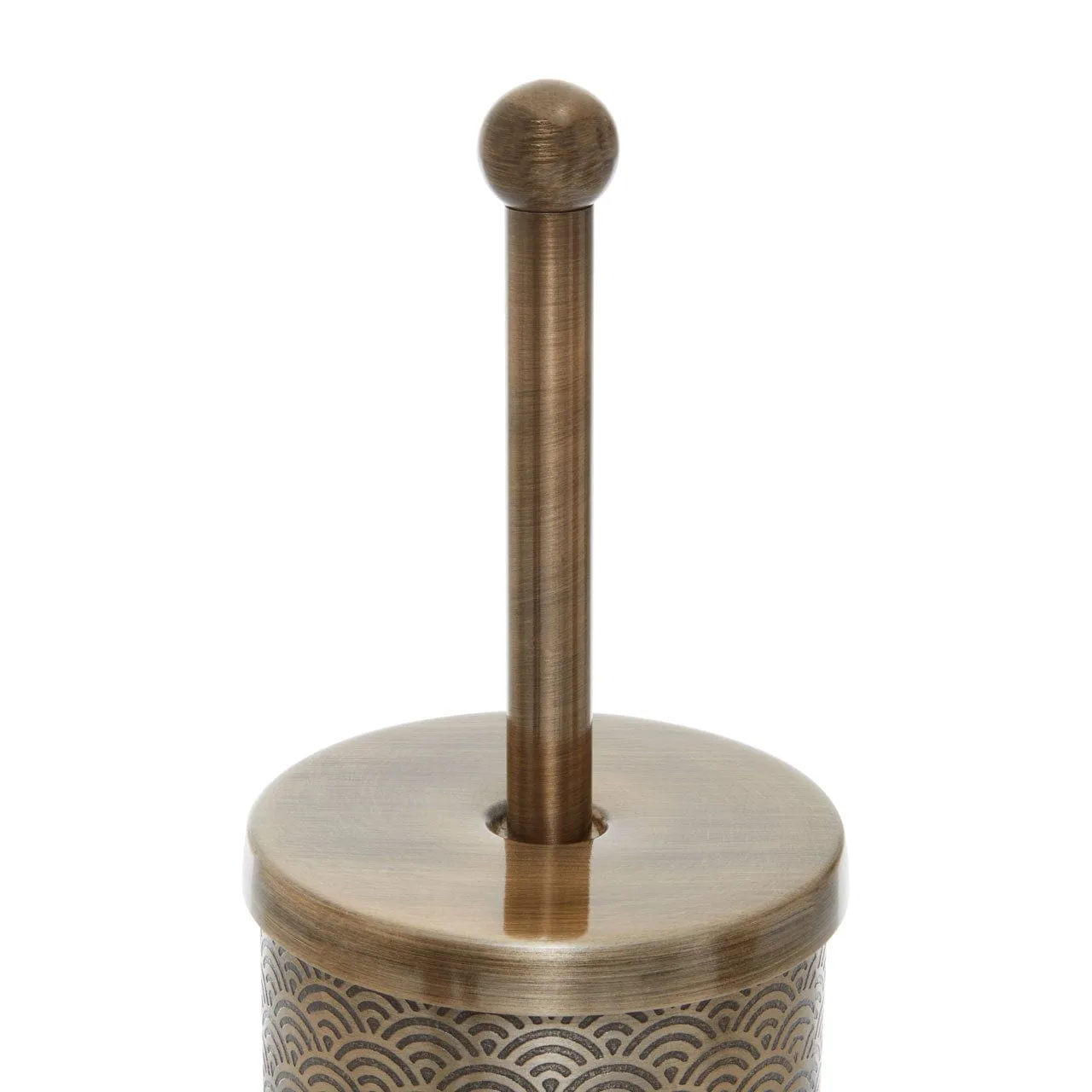 Allure Etched Detail Aluminium Toilet Brush