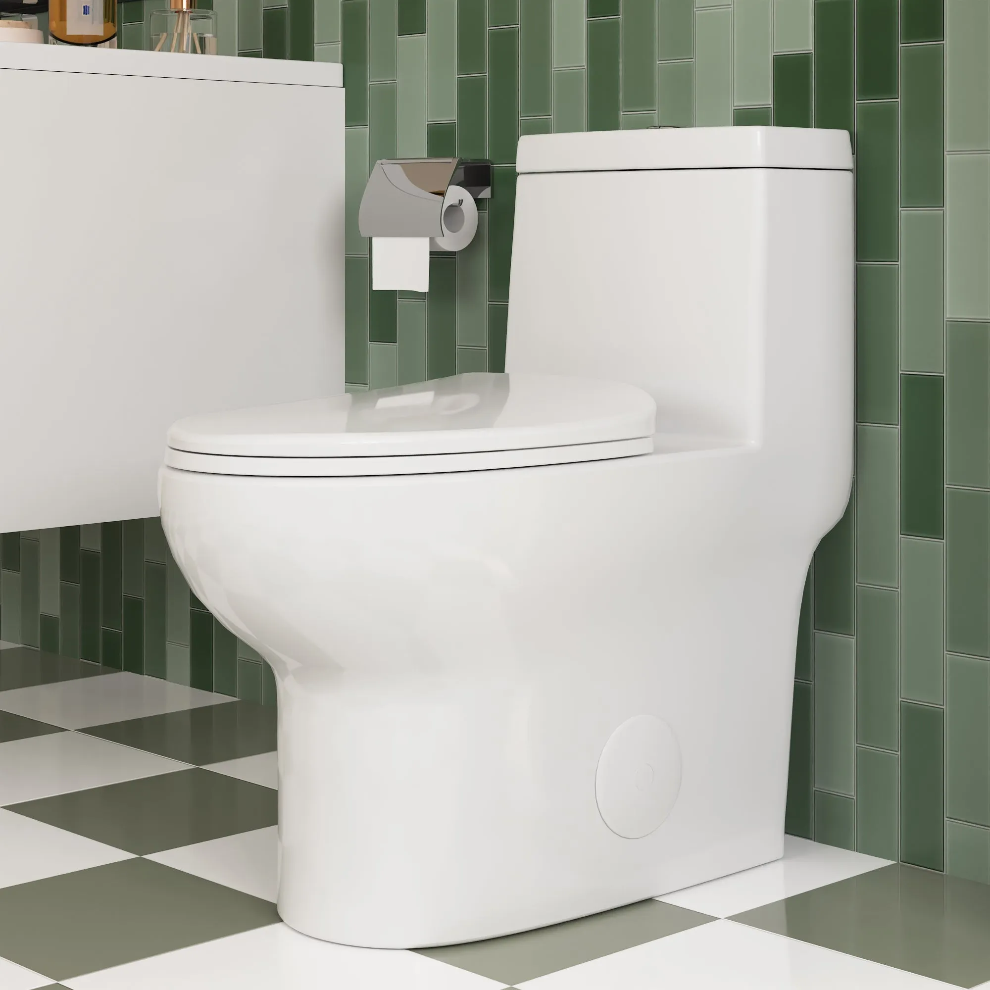 ALLY One-Piece Elongated Toilet, 10" Rough-in Standard-Size with Multiple Colors