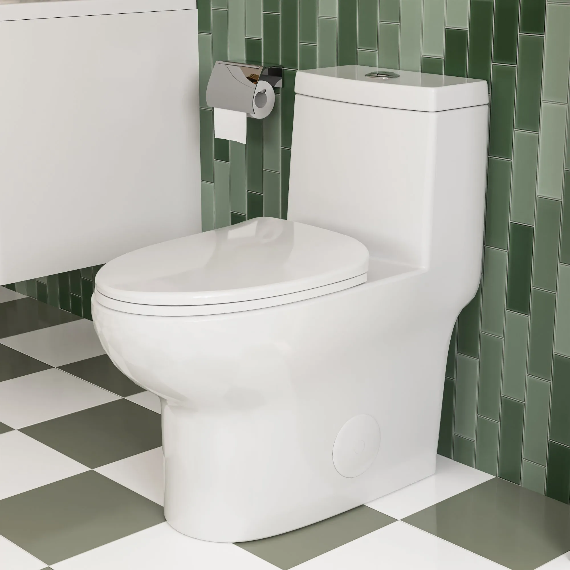 ALLY One-Piece Elongated Toilet, 10" Rough-in Standard-Size with Multiple Colors