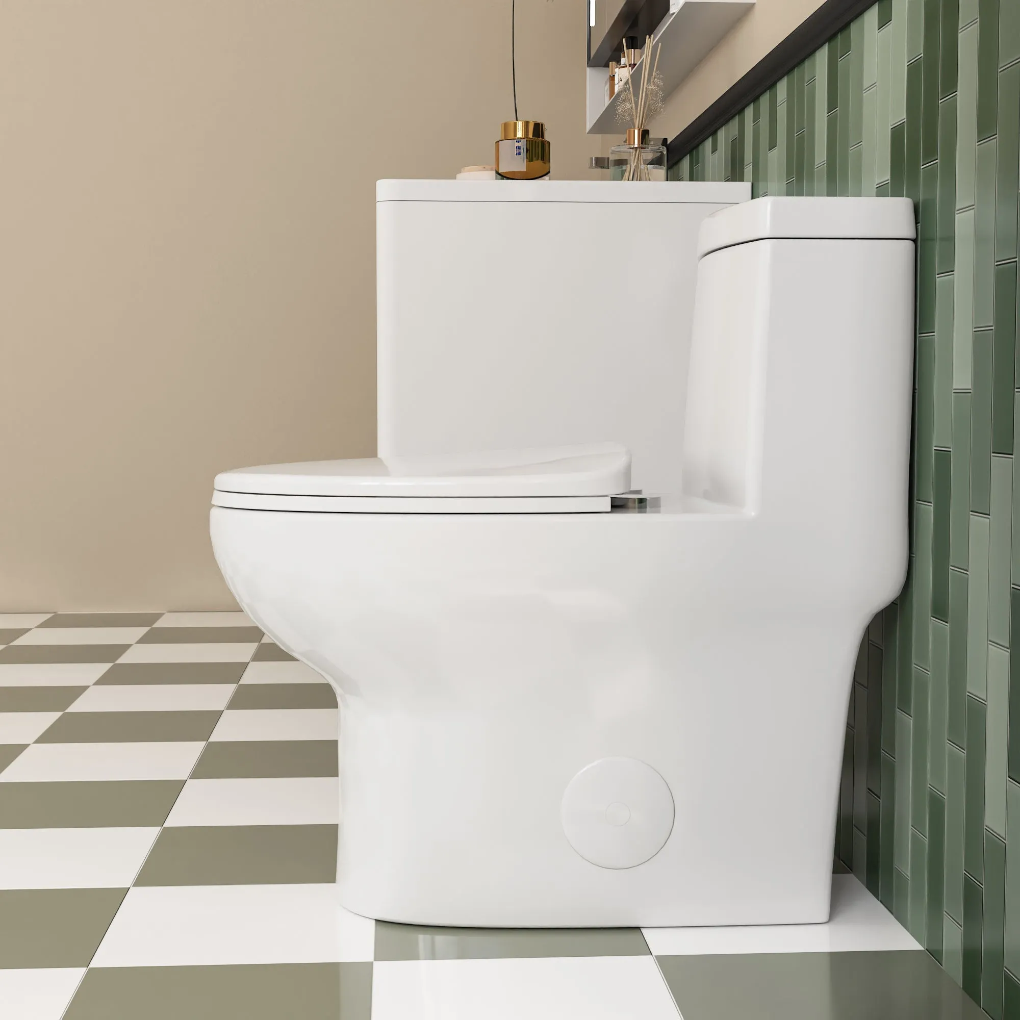 ALLY One-Piece Elongated Toilet, 10" Rough-in Standard-Size with Multiple Colors