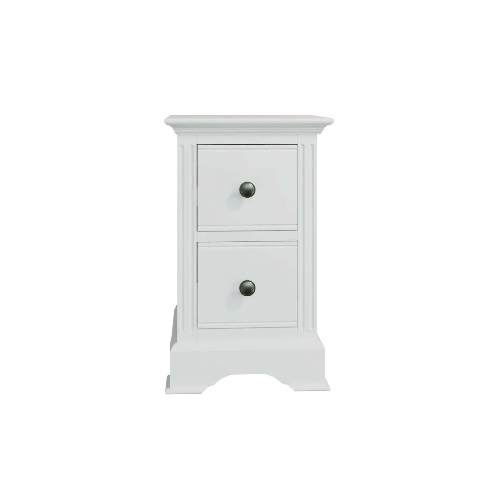 Amelia Small Bedside Table White