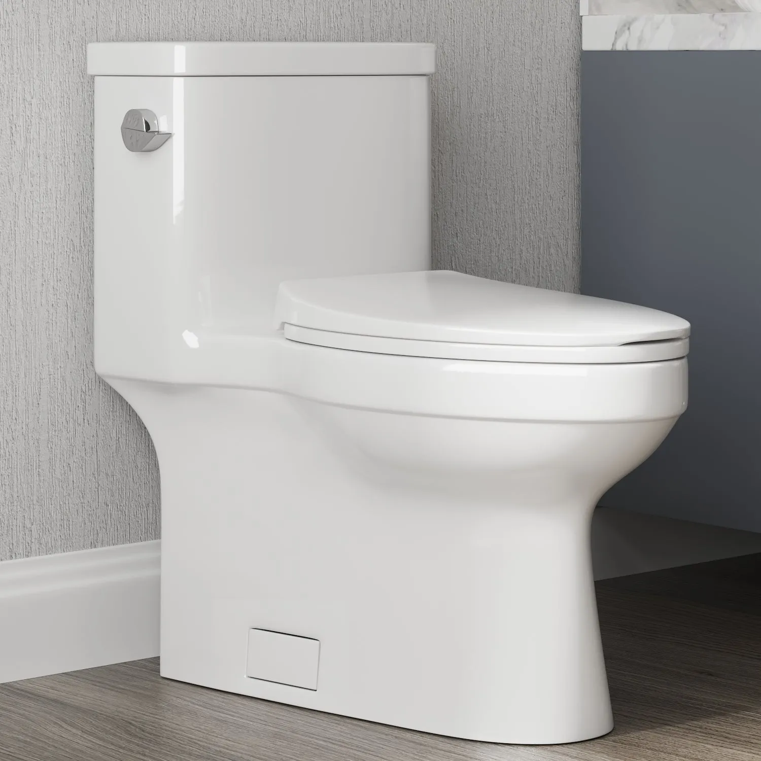 APEX One-Piece Elongated Toilet, High Efficiency Single-Flush