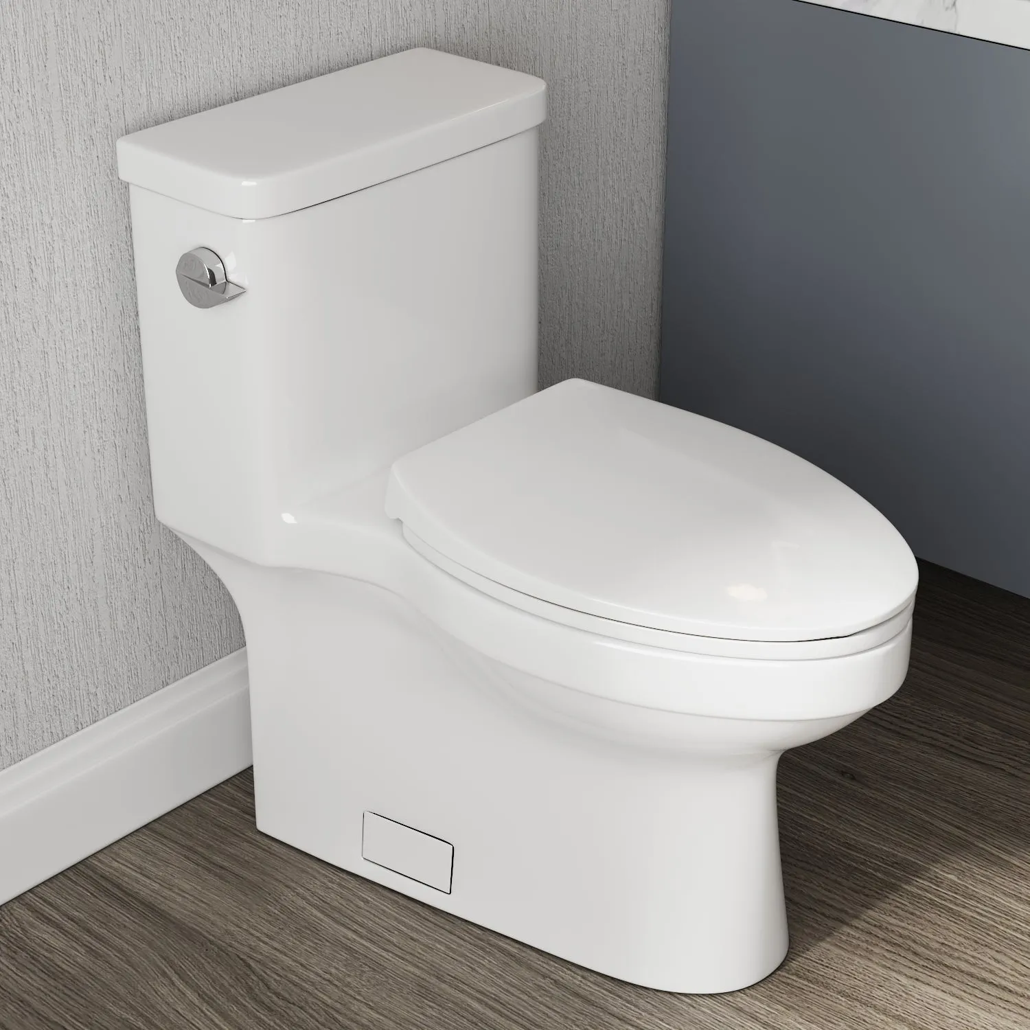 APEX One-Piece Elongated Toilet, High Efficiency Single-Flush