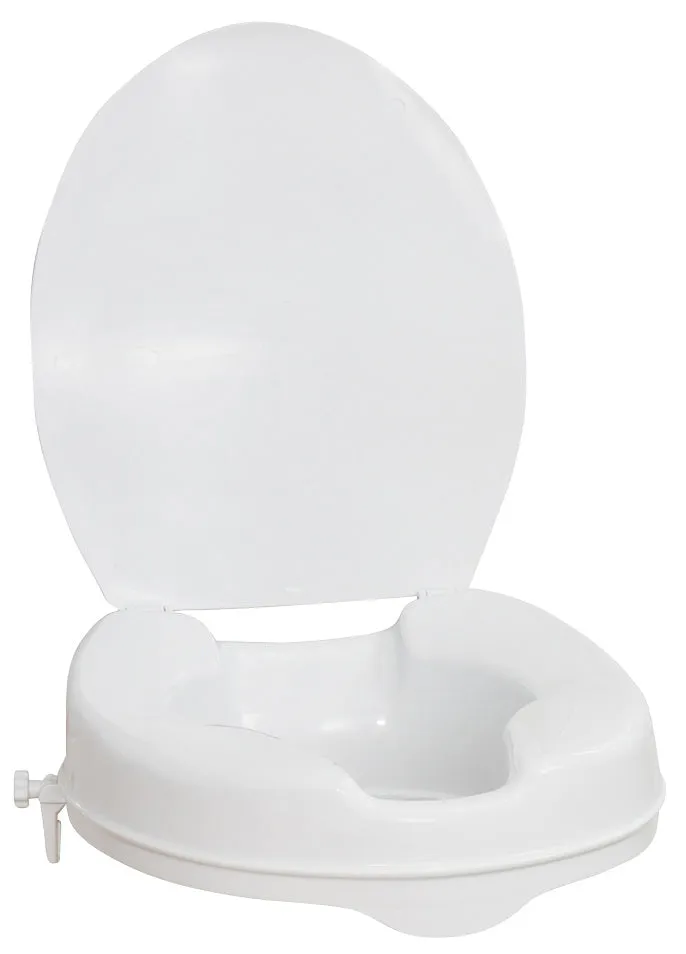 AquaSense Raised Toilet Seat with Lid