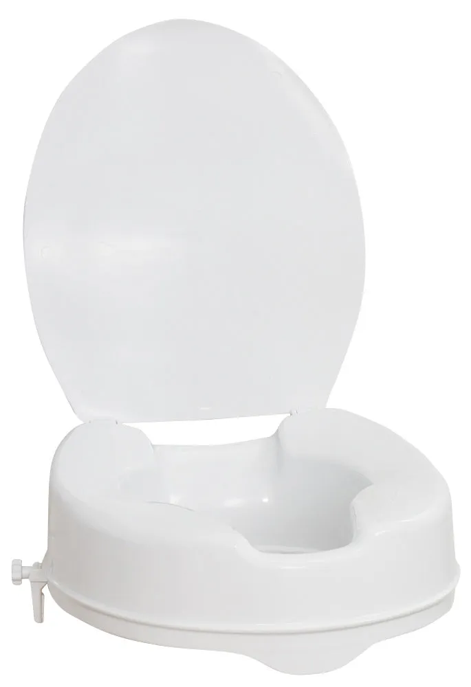 AquaSense Raised Toilet Seat with Lid