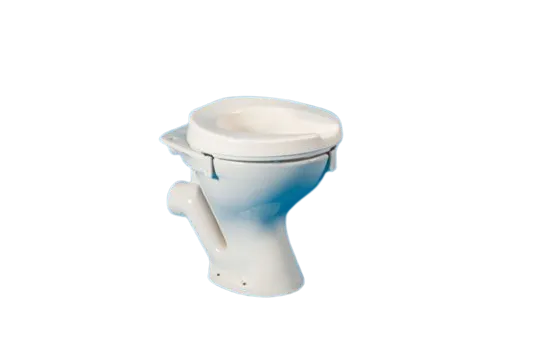 Ashby White Raised Toilet Seat With or Without Lid