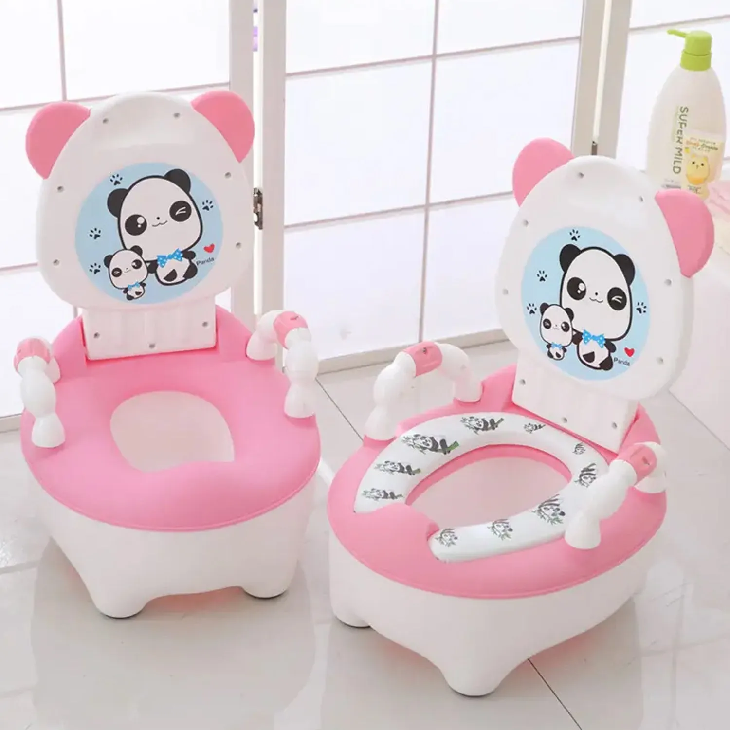 Baby portable Toilet, Baby Potty Training Seat Baby Potty Chair for Toddler Boys Girls Potty Seat for 1  year child