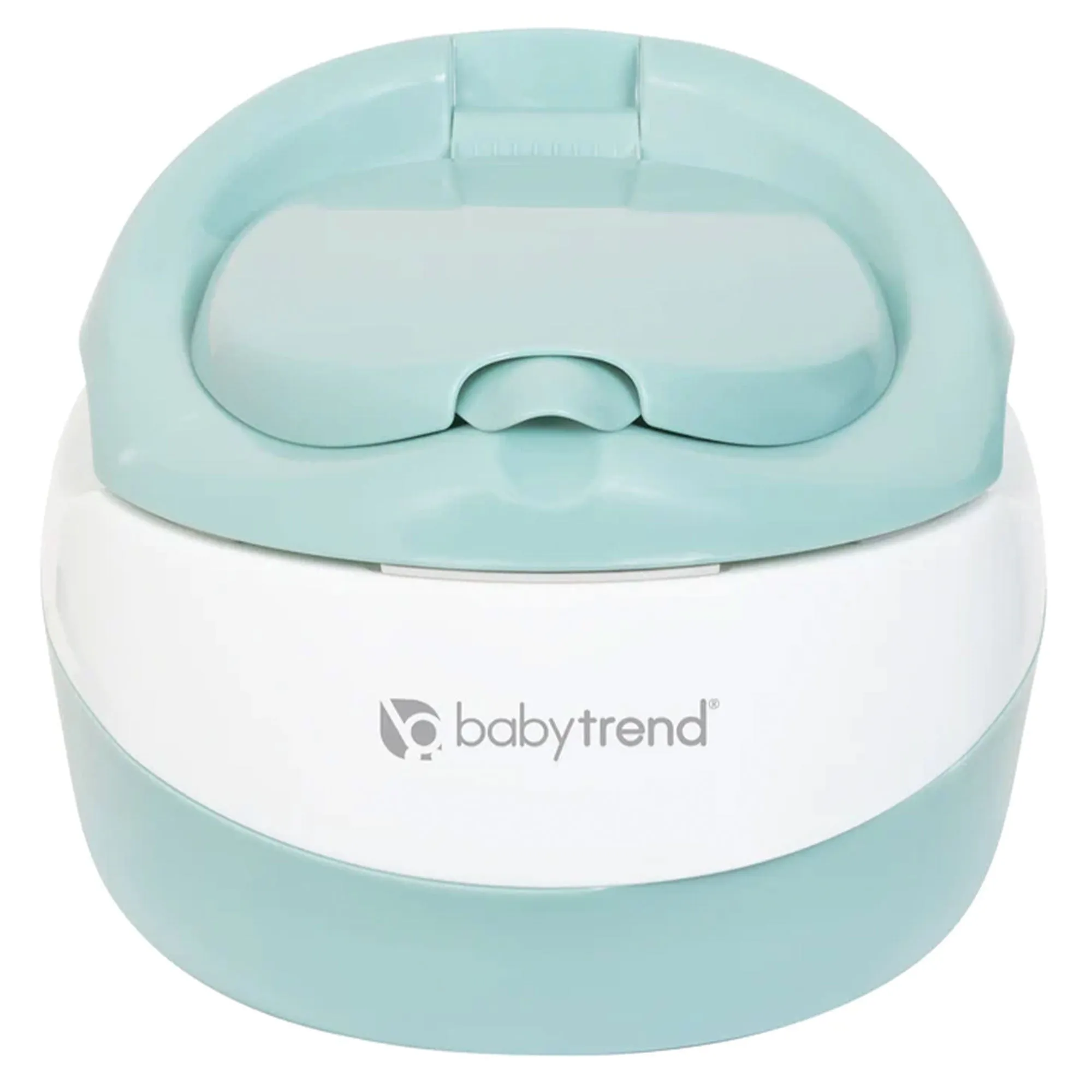 Baby Trend 3-in-1 Portable Cushioned Potty Seat with Lid and Step Stool, Green