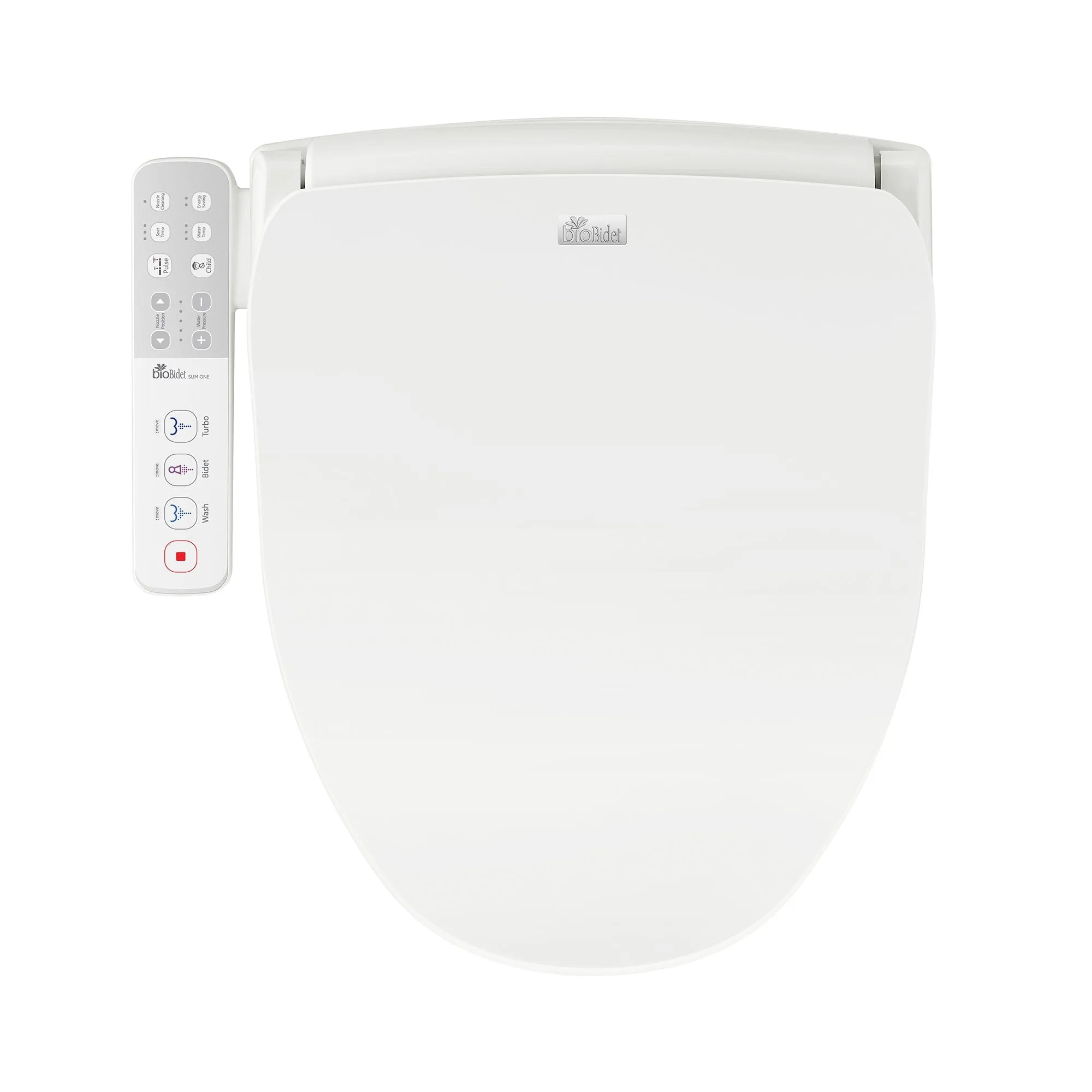 Bio Bidet Slim ONE Bidet Smart Toilet Seat- Round White