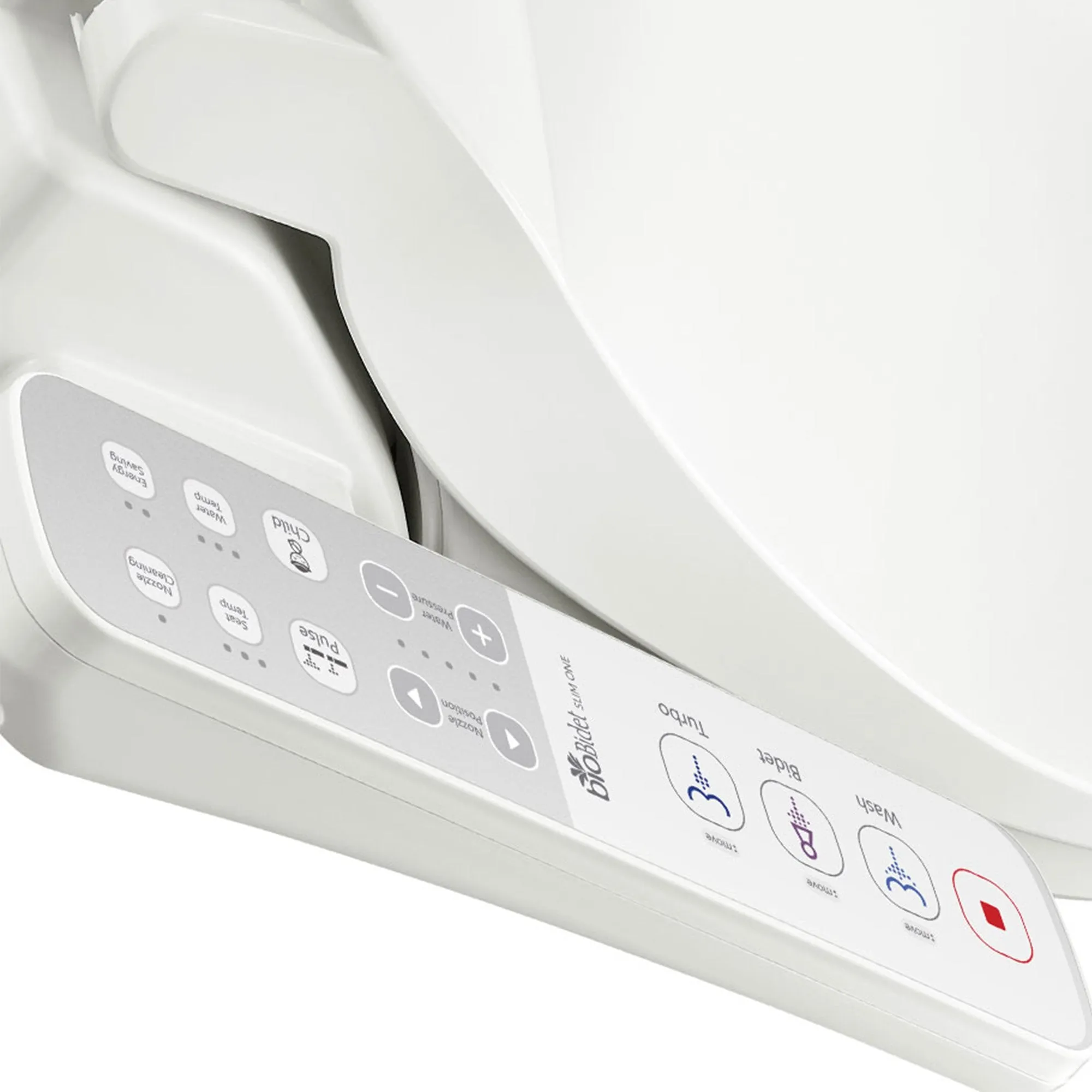 Bio Bidet Slim ONE Bidet Smart Toilet Seat- Round White