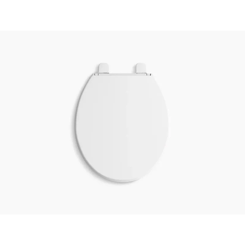 Brevia Round Slow-Close Toilet Seat in White