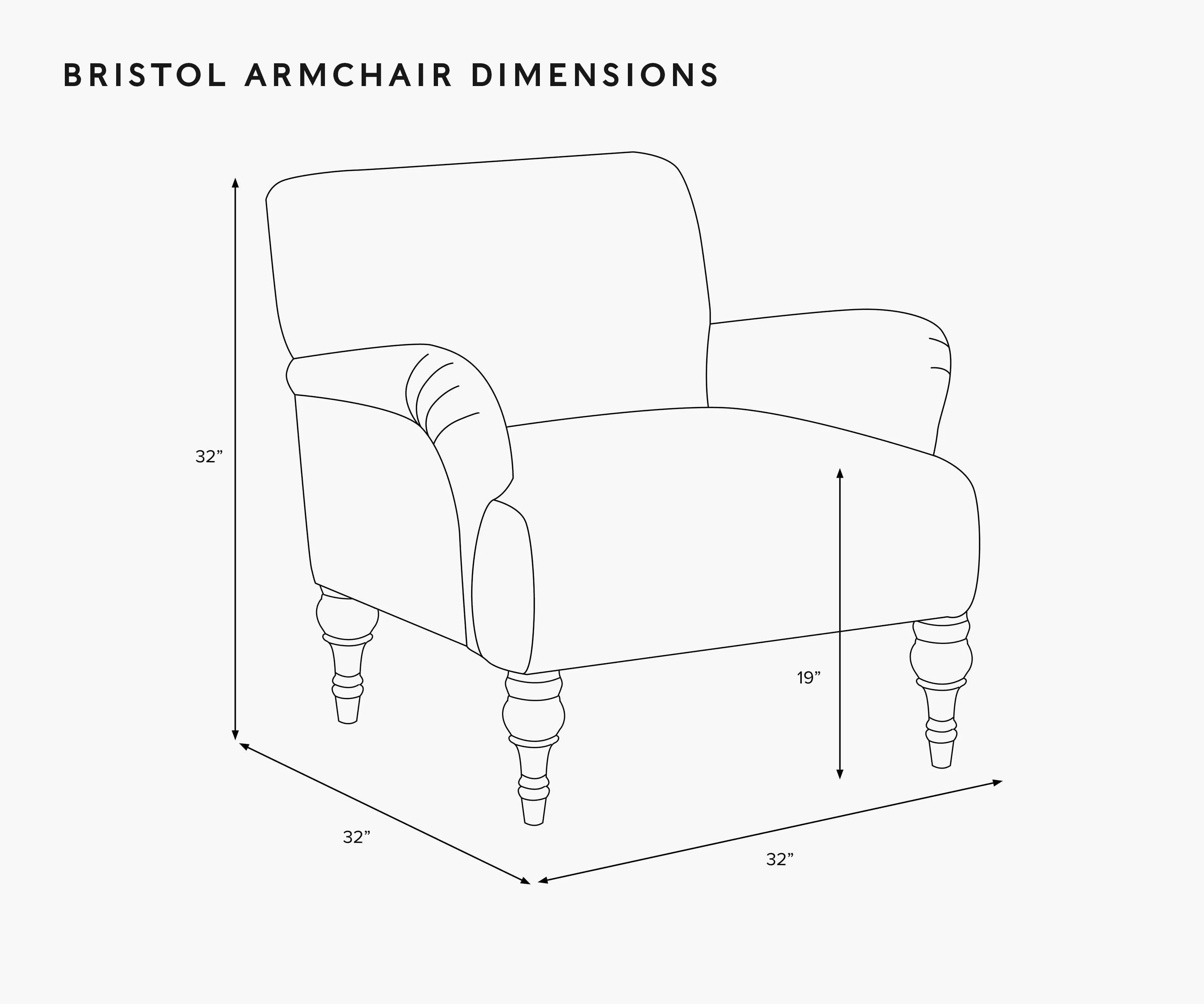 Bristol Armchair - Aviary