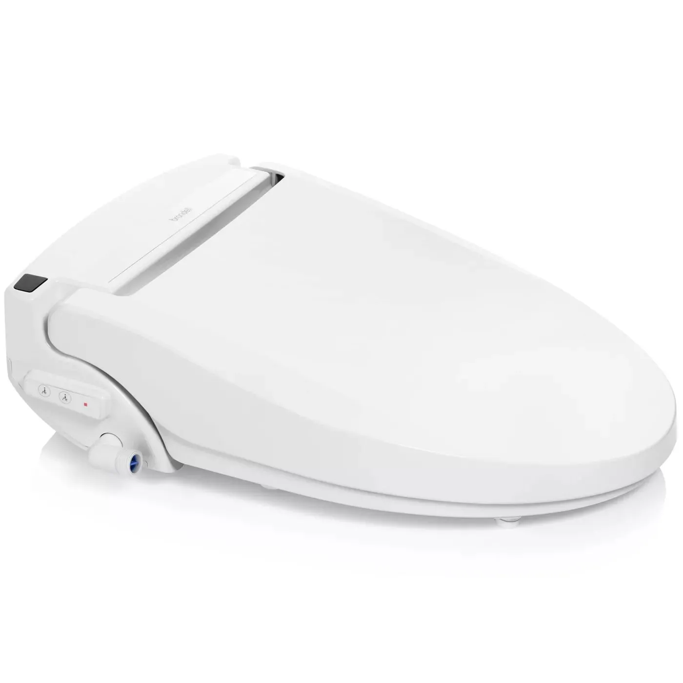 Brondell BL97-RW Swash Select Electric Bidet Toilet Seat, Rounded, White with Remote Control