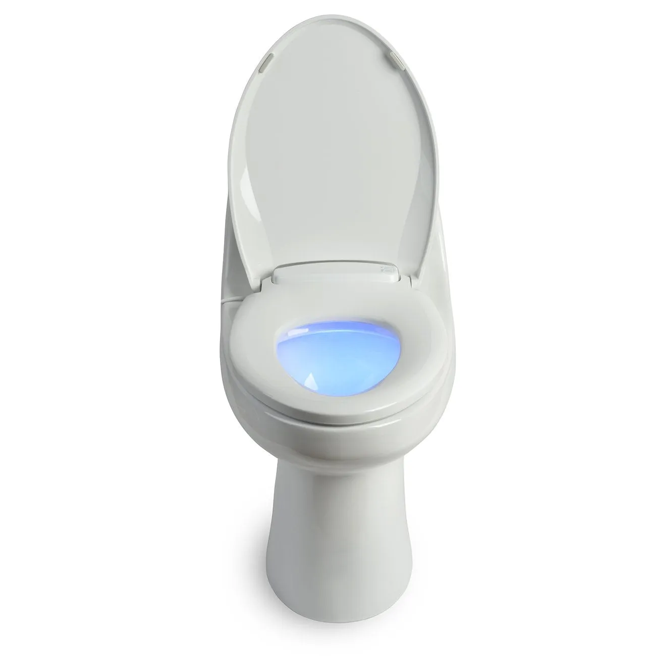 Brondell L60-RW LumaWarm Heated Nightlight Toilet Seat - Round, White