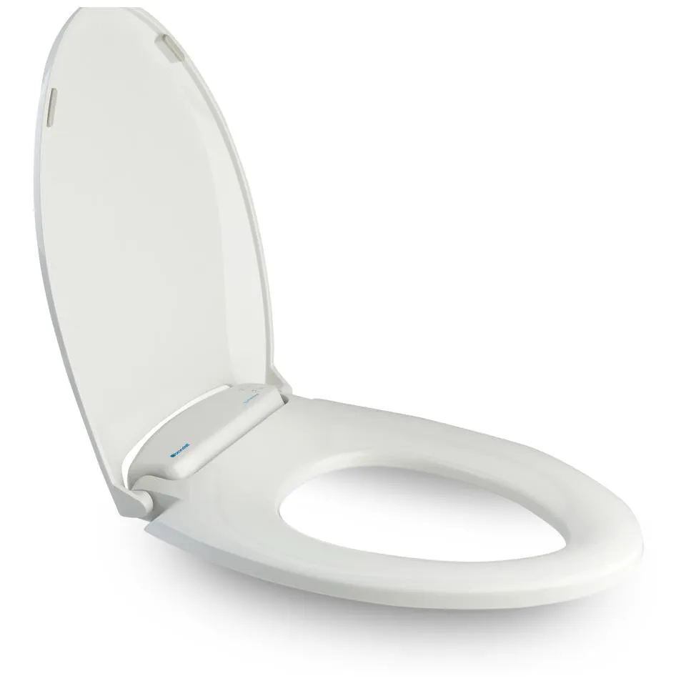 Brondell L60-RW LumaWarm Heated Nightlight Toilet Seat - Round, White