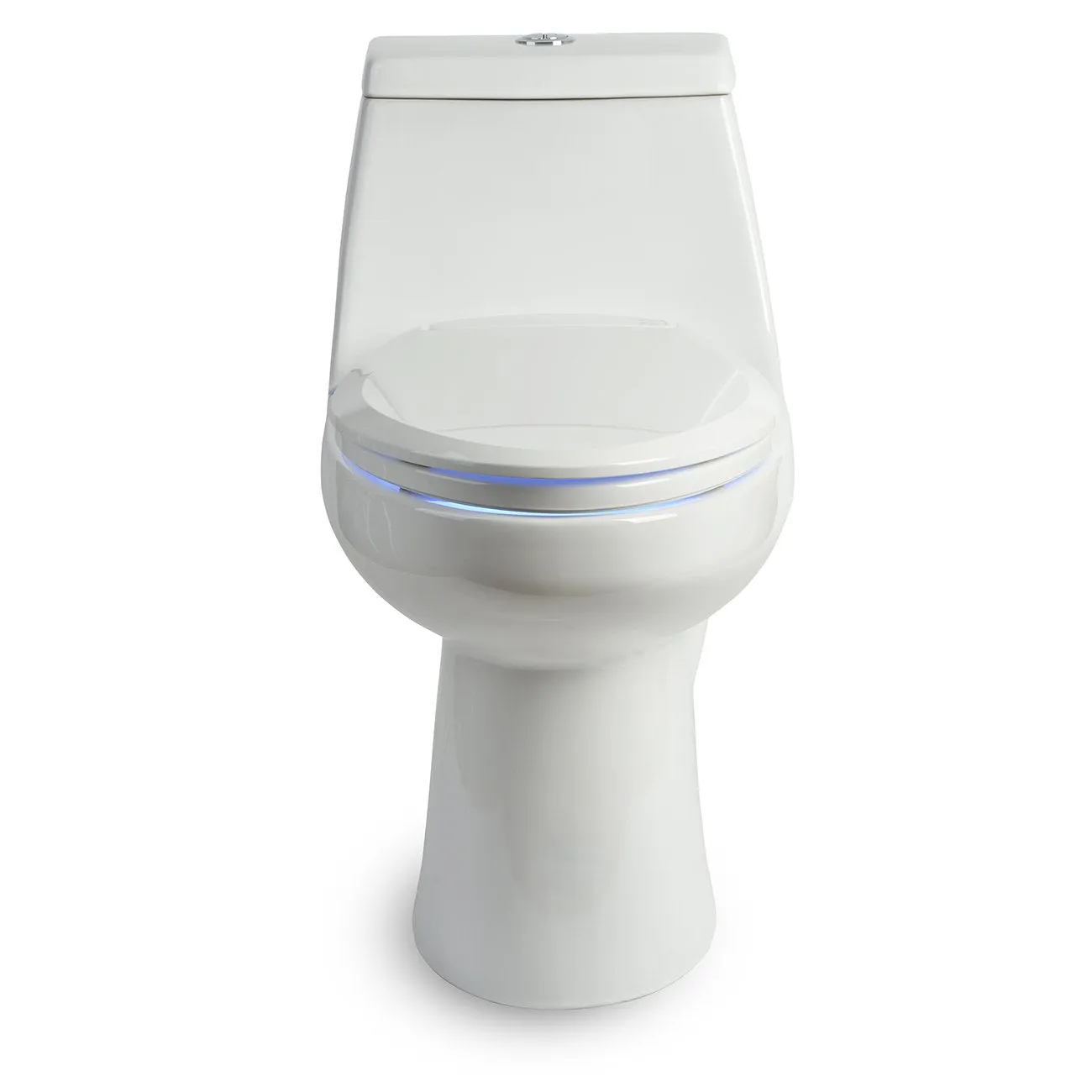 Brondell L60-RW LumaWarm Heated Nightlight Toilet Seat - Round, White