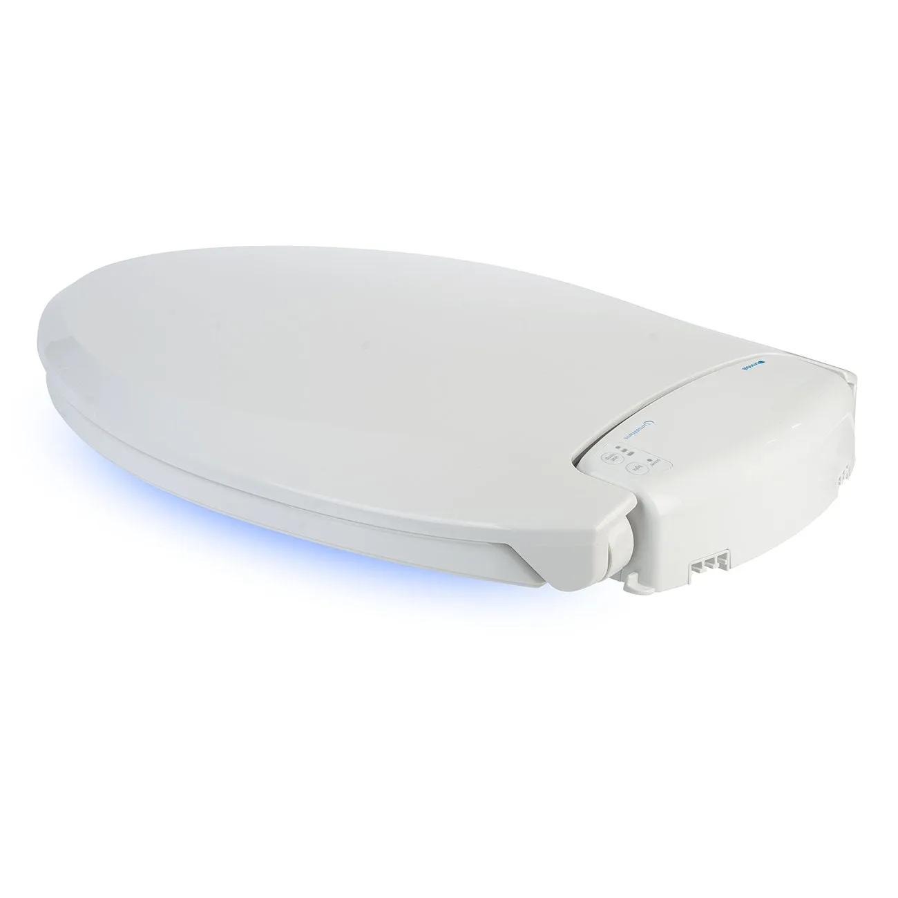 Brondell L60-RW LumaWarm Heated Nightlight Toilet Seat - Round, White