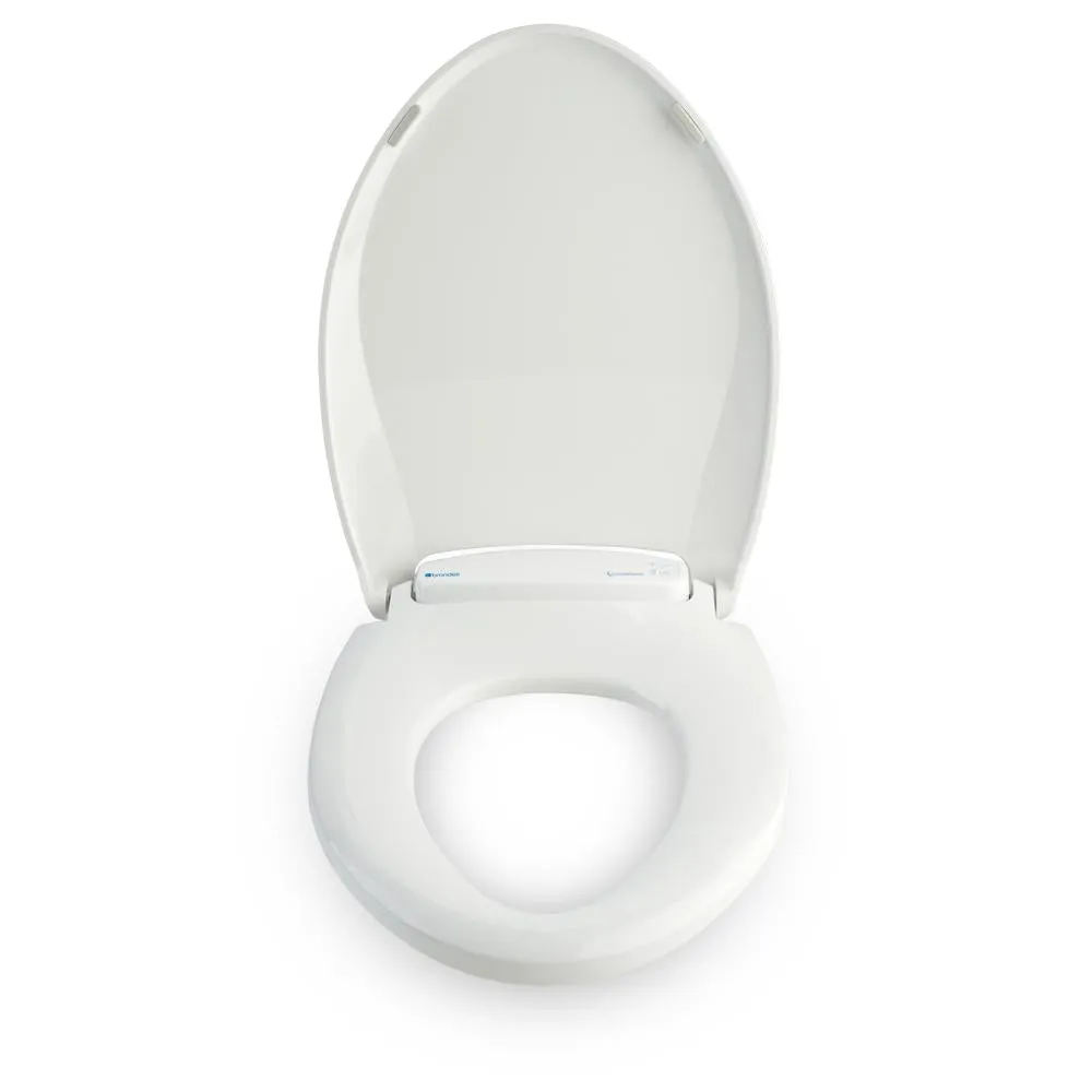 Brondell L60-RW LumaWarm Heated Nightlight Toilet Seat - Round, White