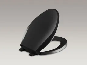 Cachet Quick-Release Elongated Toilet Seat in Black Black