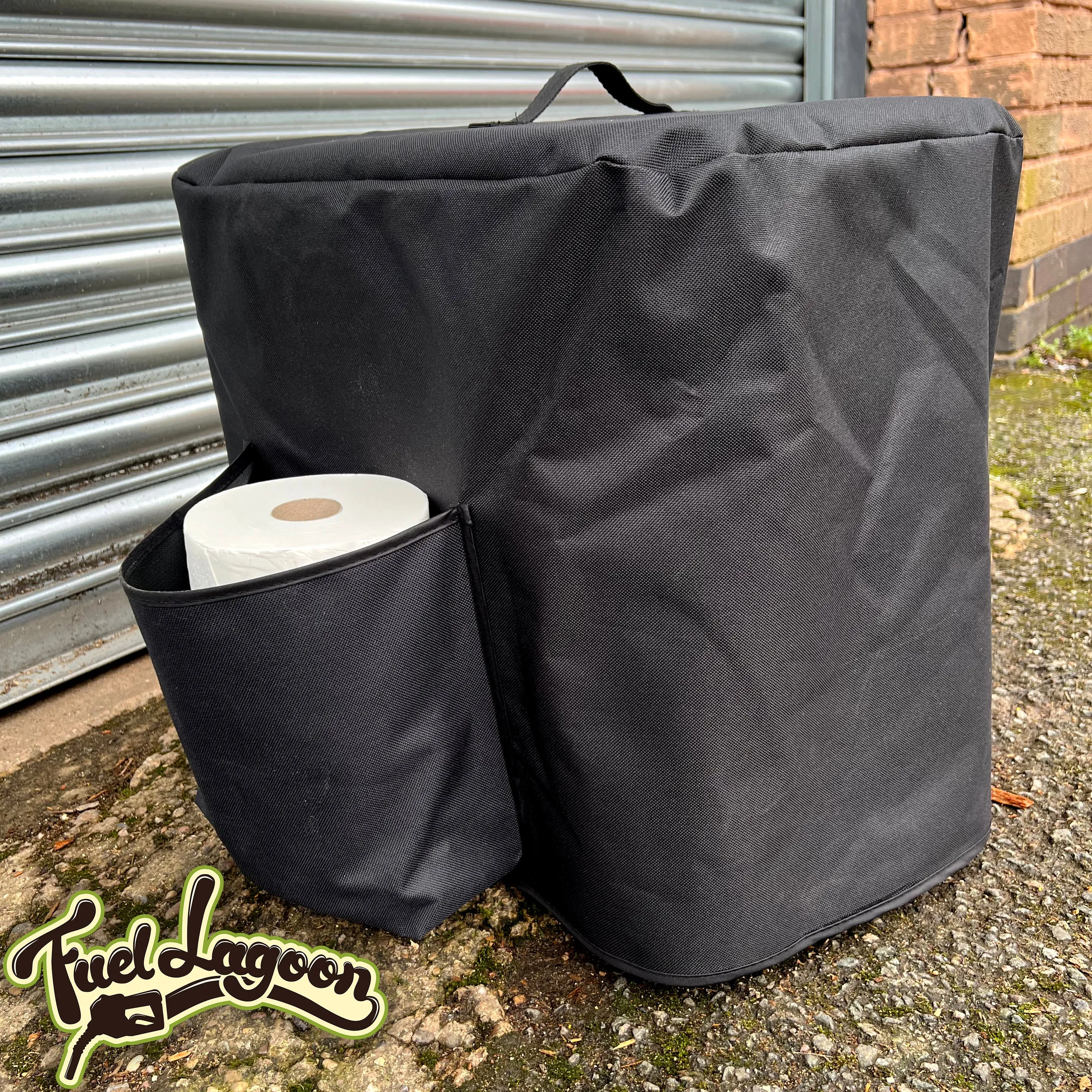 Camping Toilet 20L Porta Potti Cover - Storage Pockets