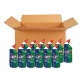 Clorox® Fresh Scent Toilet Bowl Cleaner with Bleach (24 oz Squeeze Bottles) - Case of 12