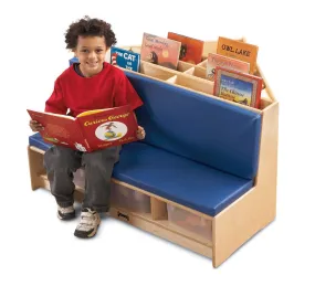 Corner Literacy Nook - Blue, Red or Wheat by Jonti-Craft