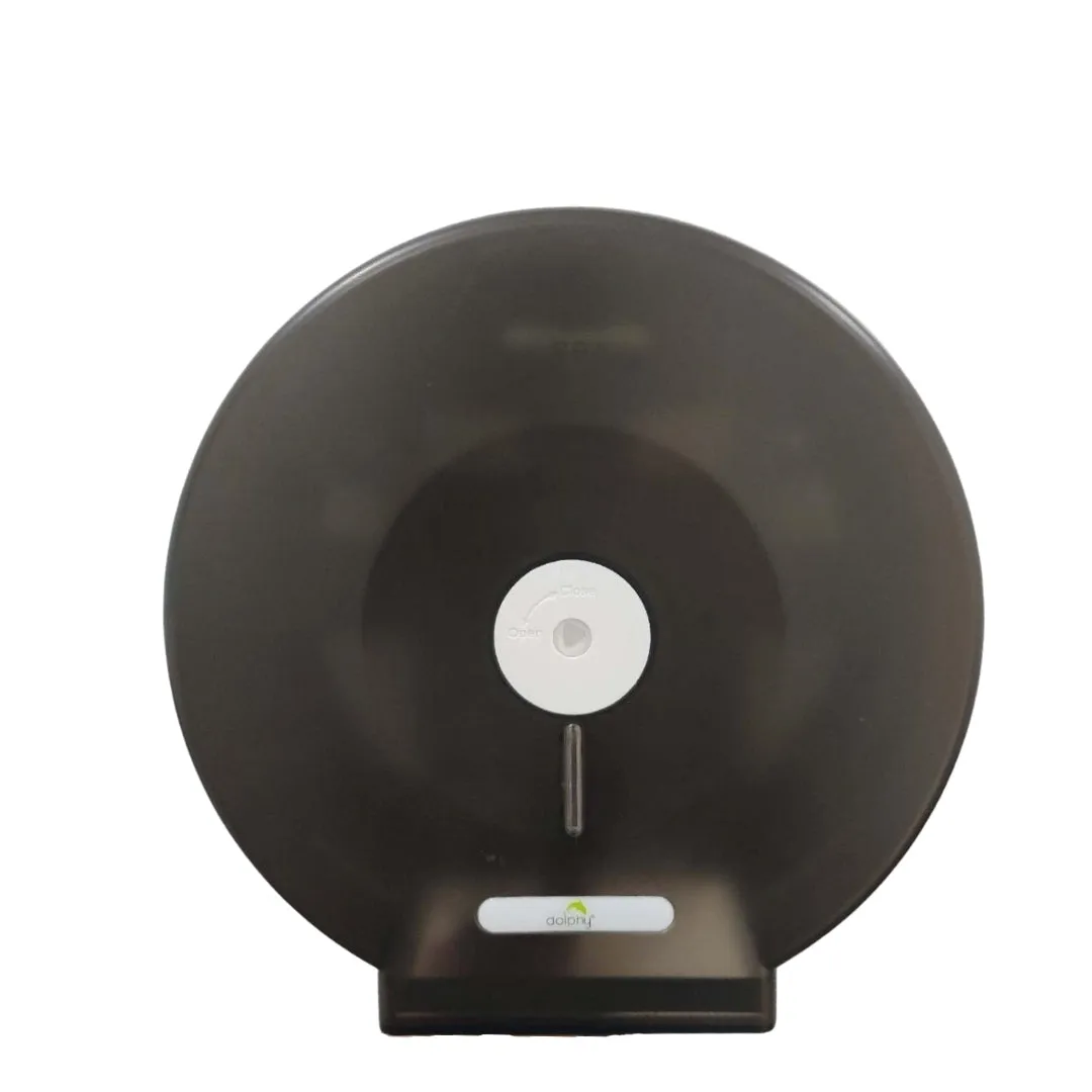 Dolphy Jumbo Toilet Roll Dispenser Black