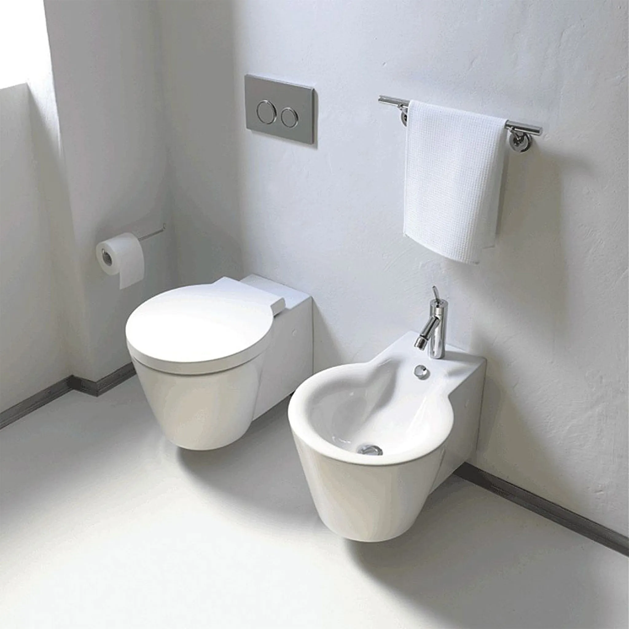 Duravit Starck 1 Wall-Mounted Toilet