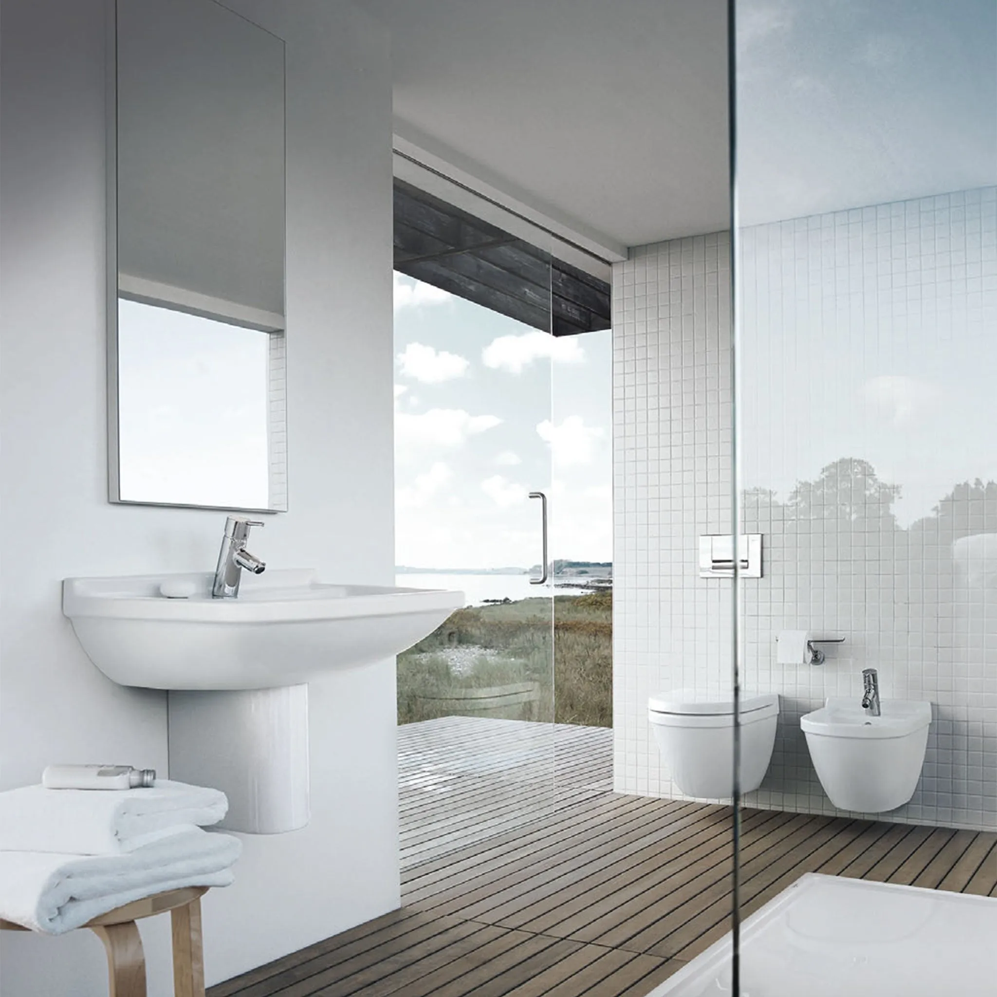 Duravit Starck 3 Wall-Mounted Toilet