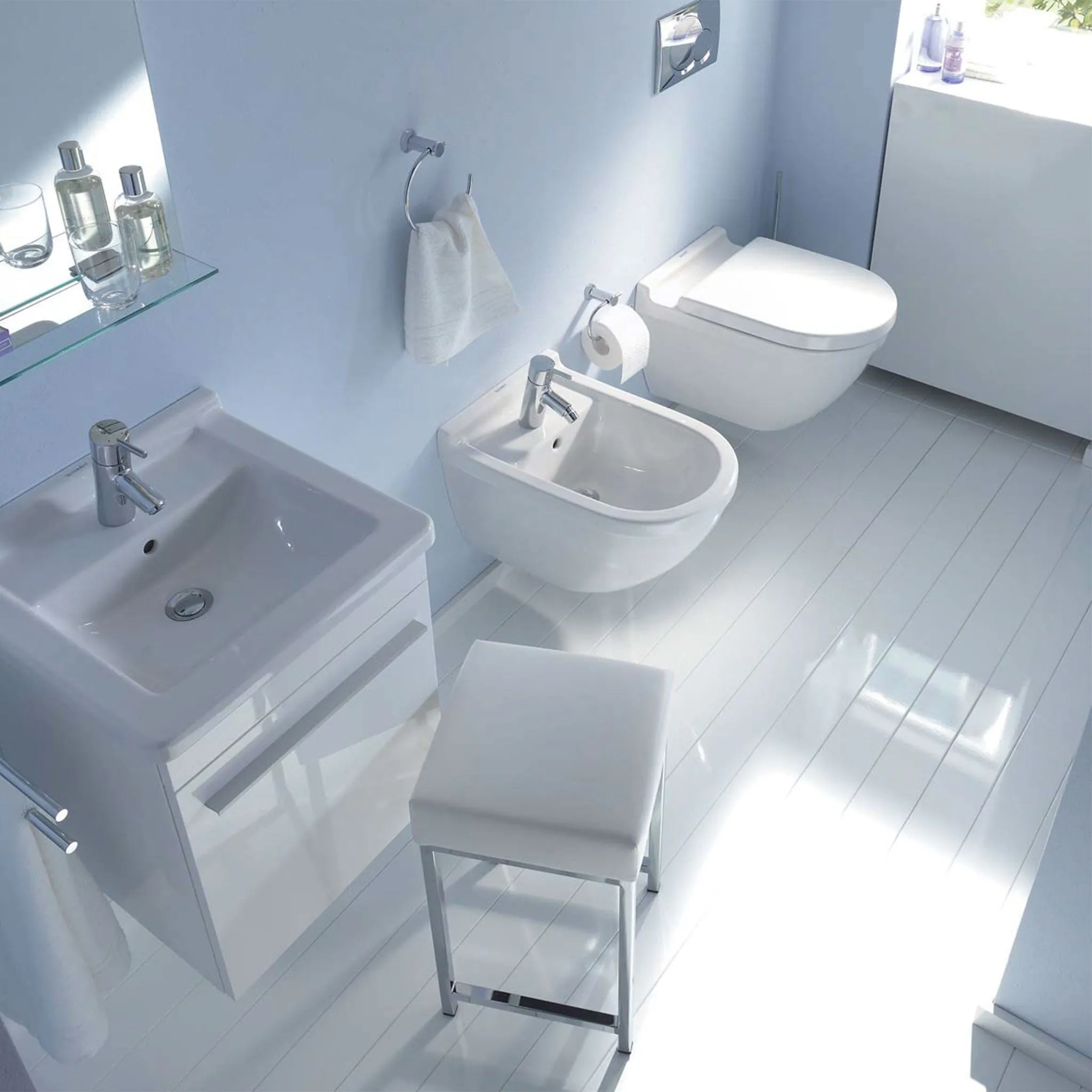 Duravit Starck 3 Wall-Mounted Toilet