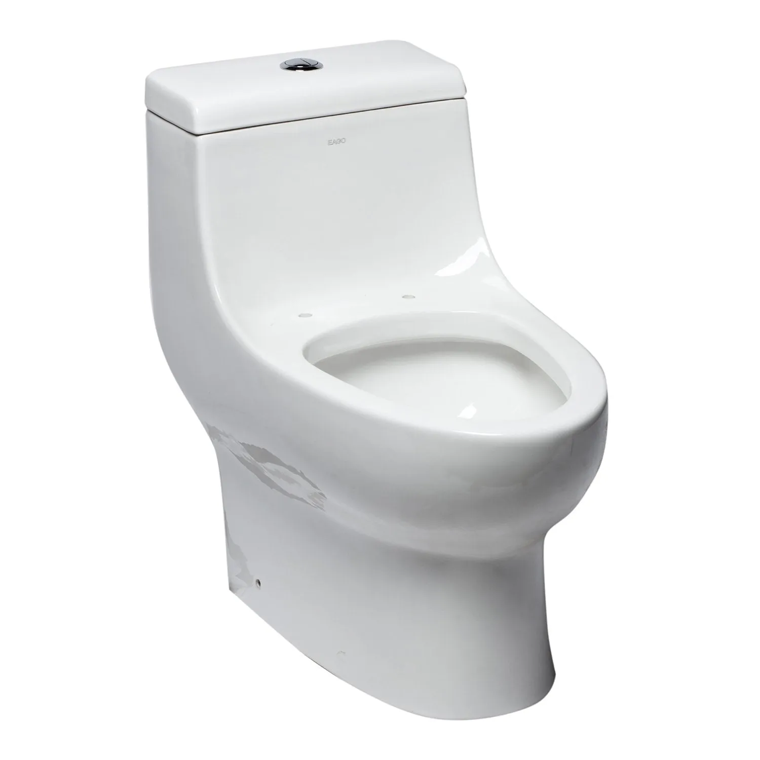 Eago TB358 Dual Flush One Piece Elongated Ceramic Toilet