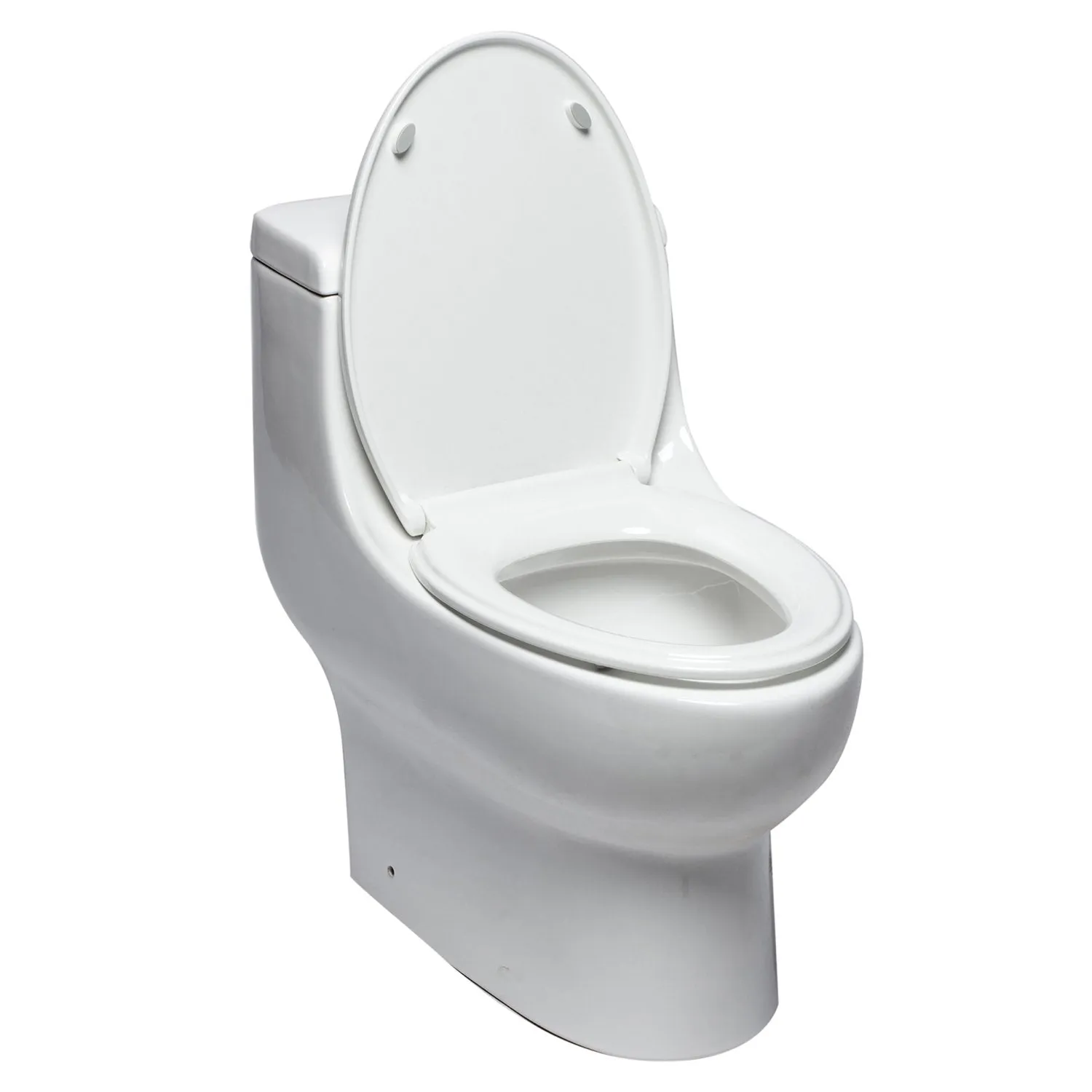 Eago TB358 Dual Flush One Piece Elongated Ceramic Toilet