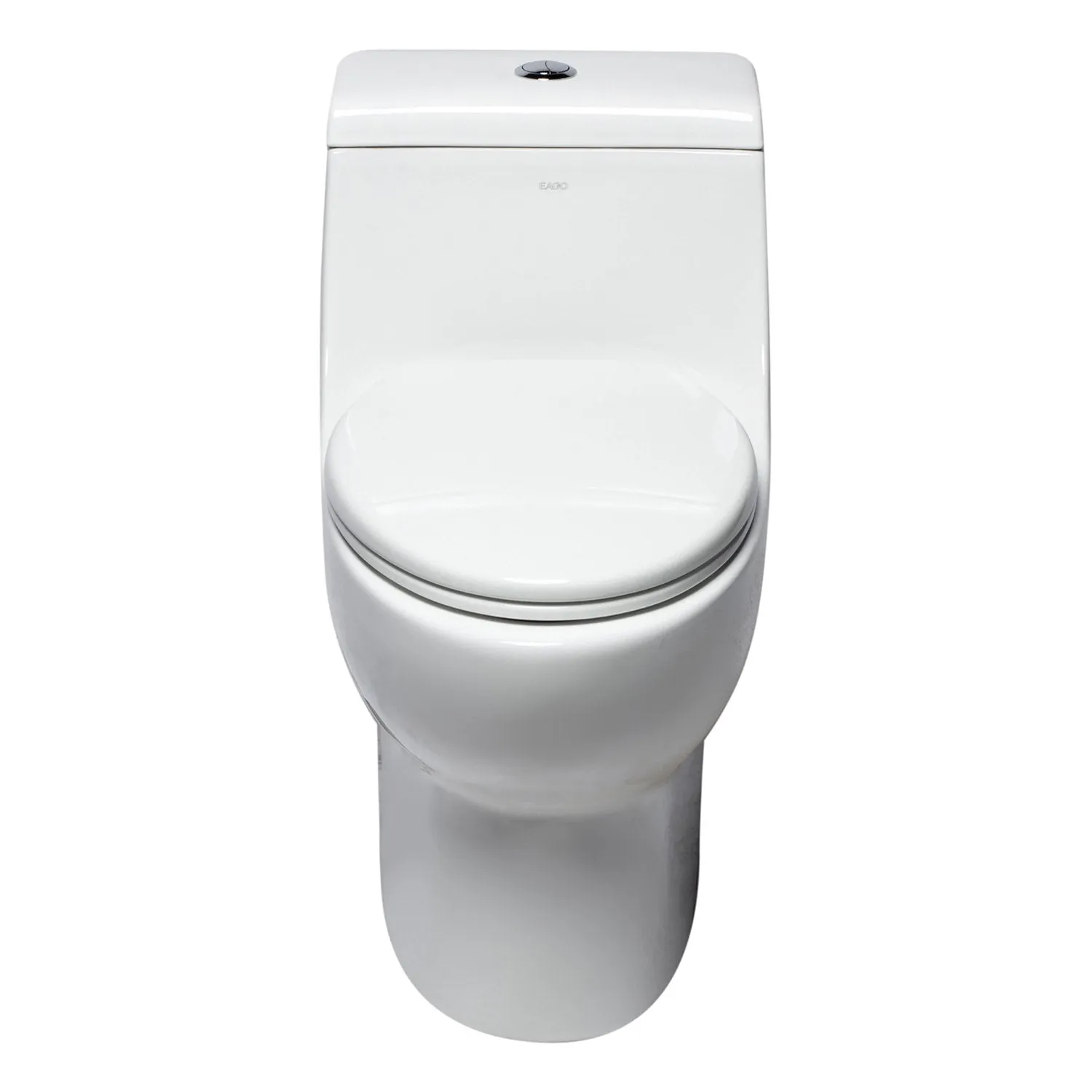 Eago TB358 Dual Flush One Piece Elongated Ceramic Toilet