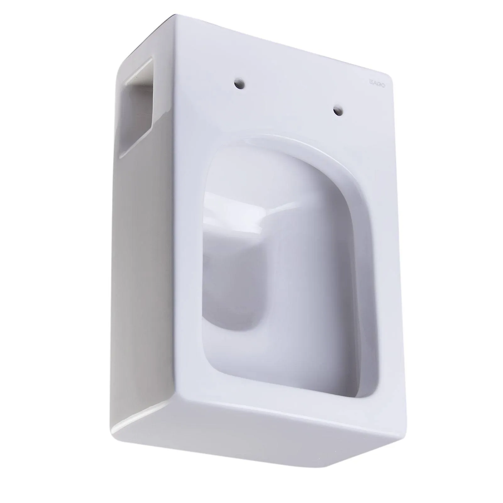 EAGO WD333 Square Modern Wall Mount Dual Flush Toilet Bowl