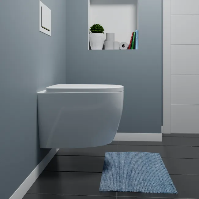 Elongated Wall-Hung Toilet 1.2 GPF in White (SEAT SOLD SEPARATELY)