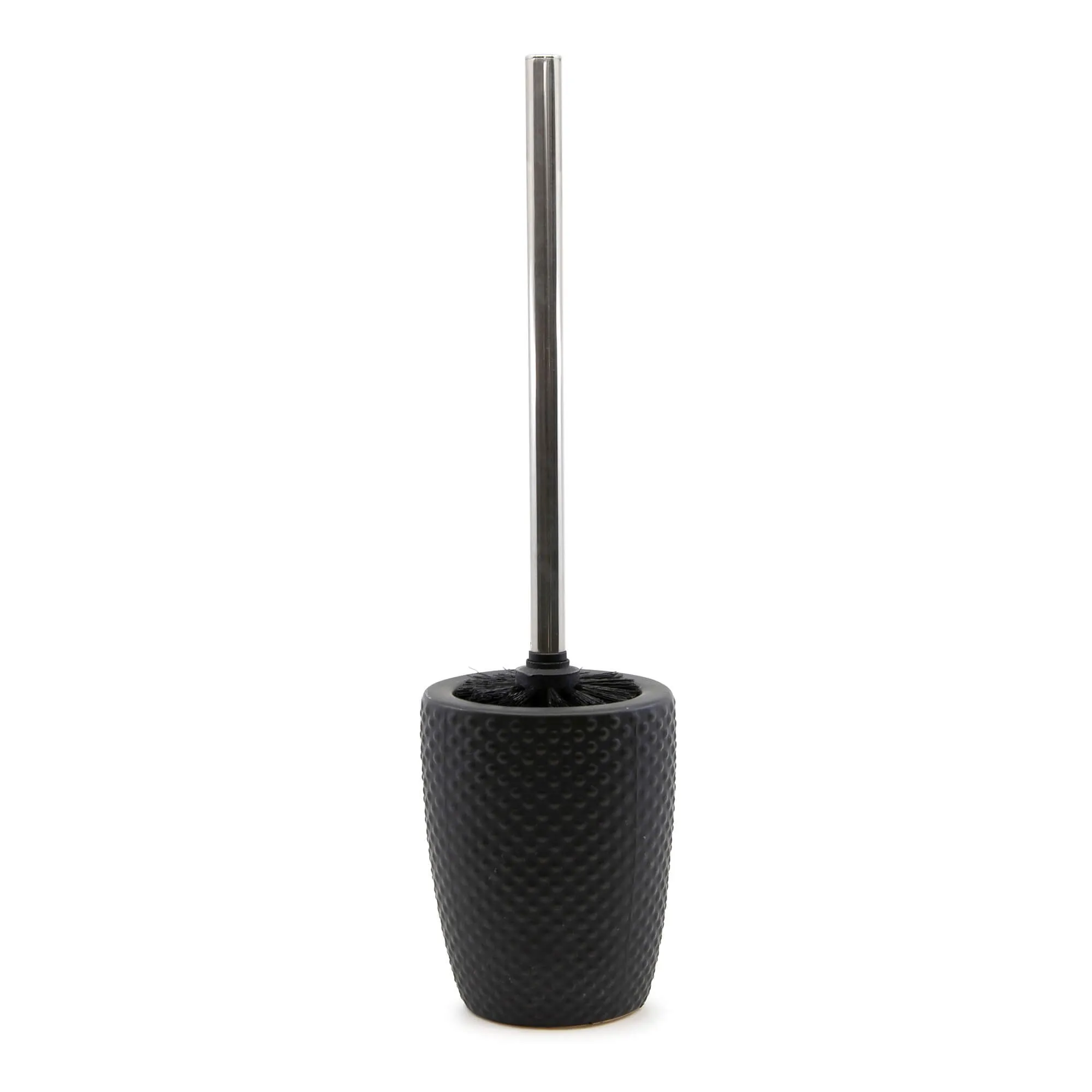 Emboss Toilet Brush 11 x 39.5cm - Black