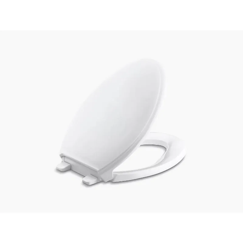 Glenbury Elongated Slow-Close Toilet Seat in White