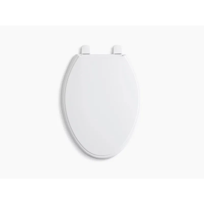 Glenbury Elongated Slow-Close Toilet Seat in White