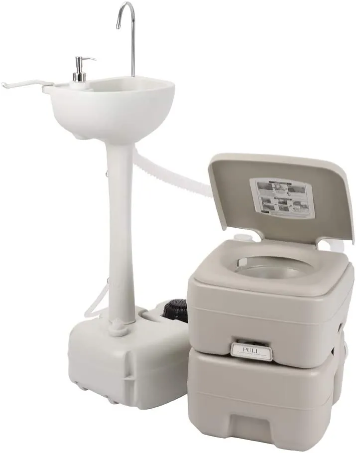 ITEM# 0073   Outdoor Garden Portable Camping Hand Sink for RV/Kitchen/Indoor/Outdoor (Watch Video)