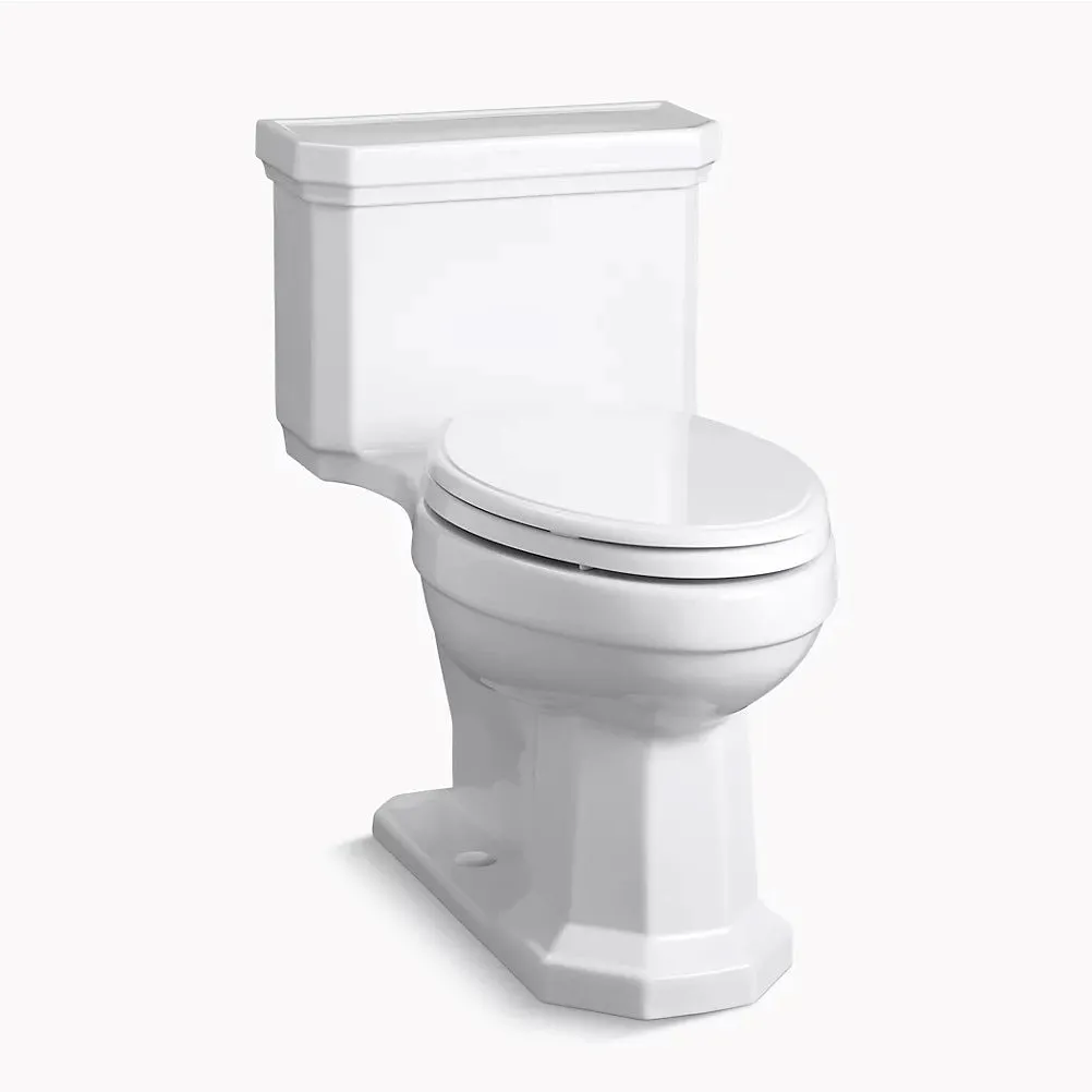 Kathryn Elongated 1.28 gpf Right Hand Trip Lever One-Piece Toilet in White