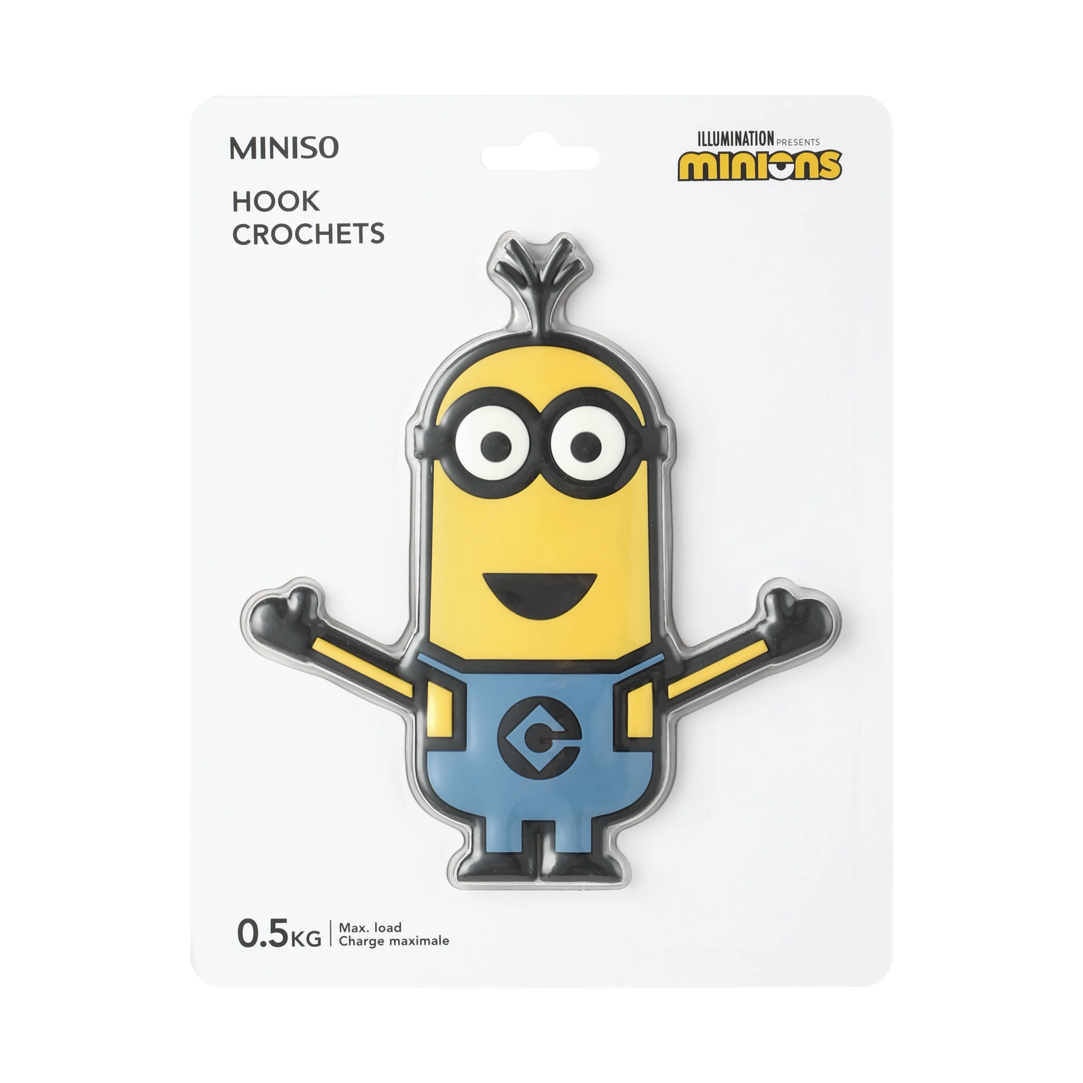 MINISO Minions Collection PVC Soft Rubber Hook 1pc(Random Color)