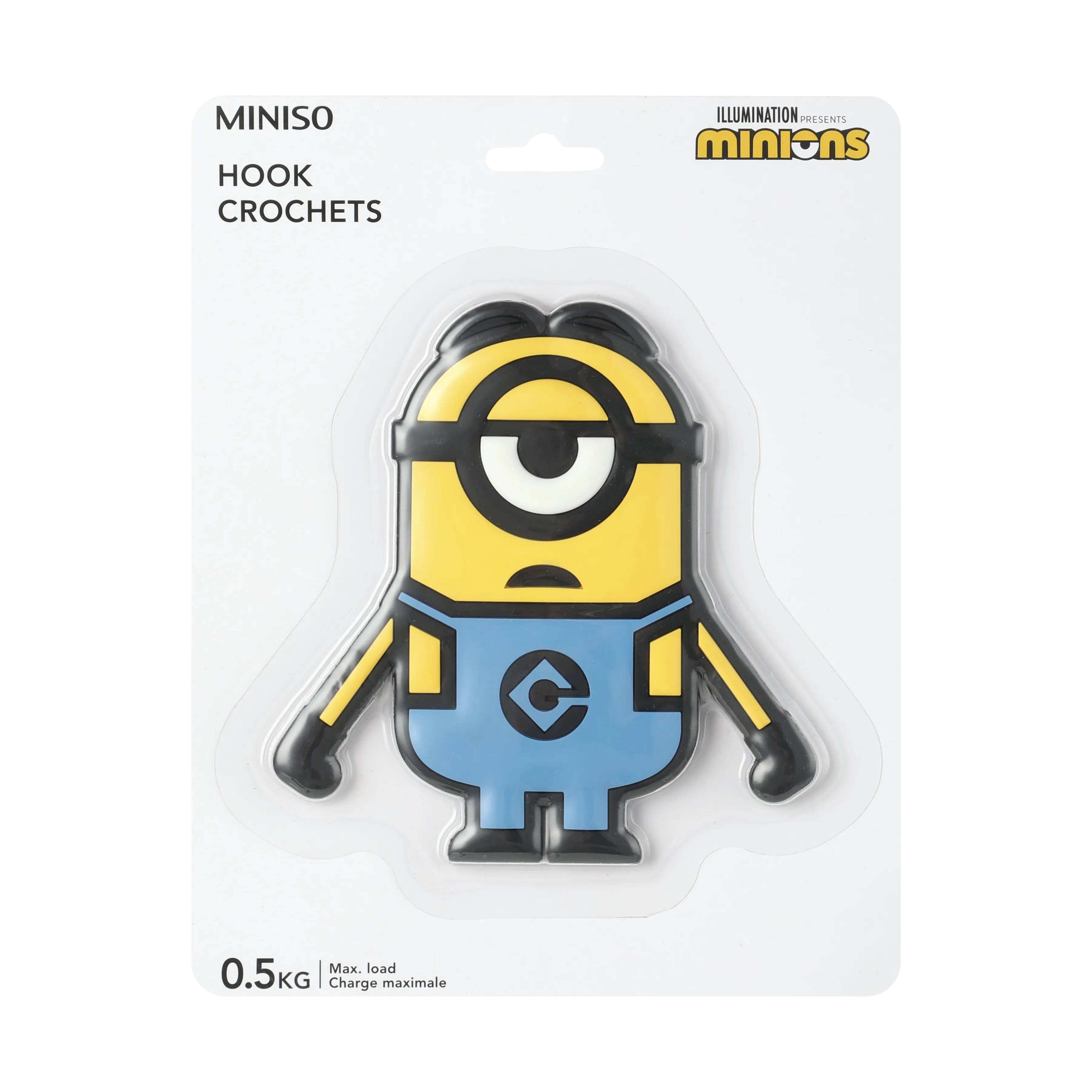 MINISO Minions Collection PVC Soft Rubber Hook 1pc(Random Color)