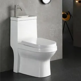 Modern Japanese Toilet Top with Sink on Top