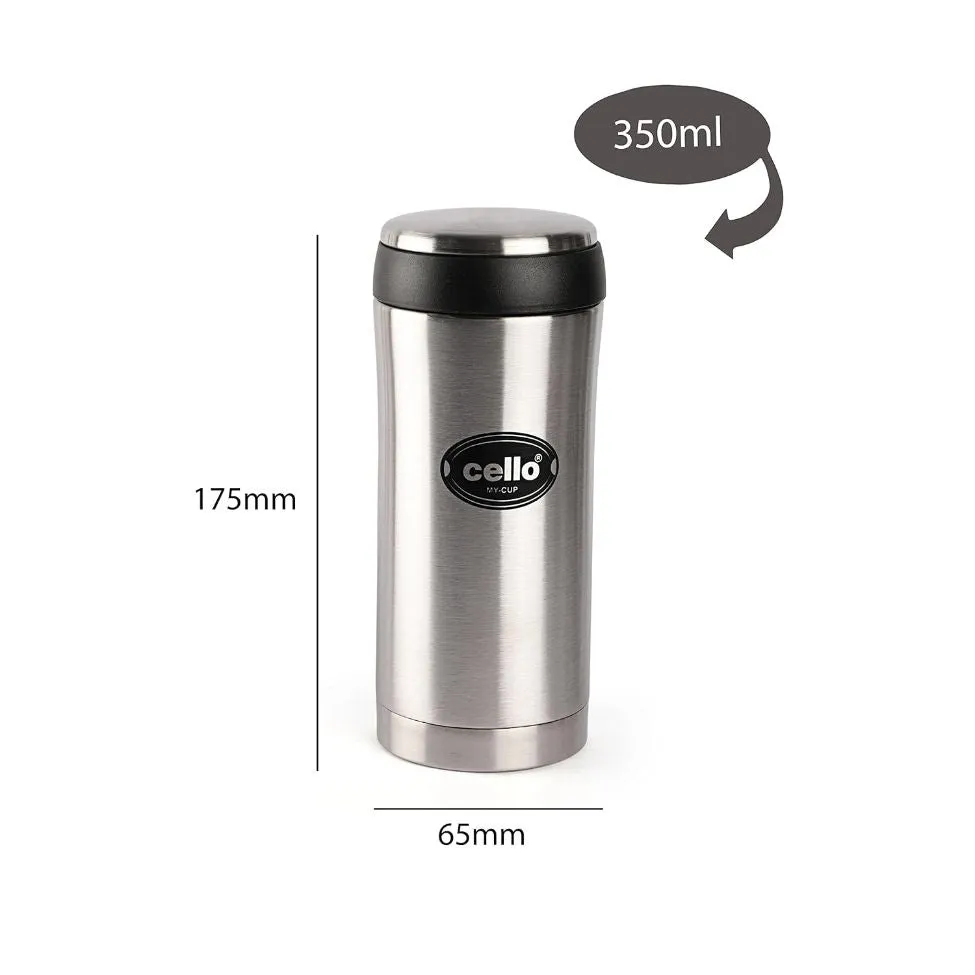 My Cup Flask, Vacusteel Water Bottle, 350ml