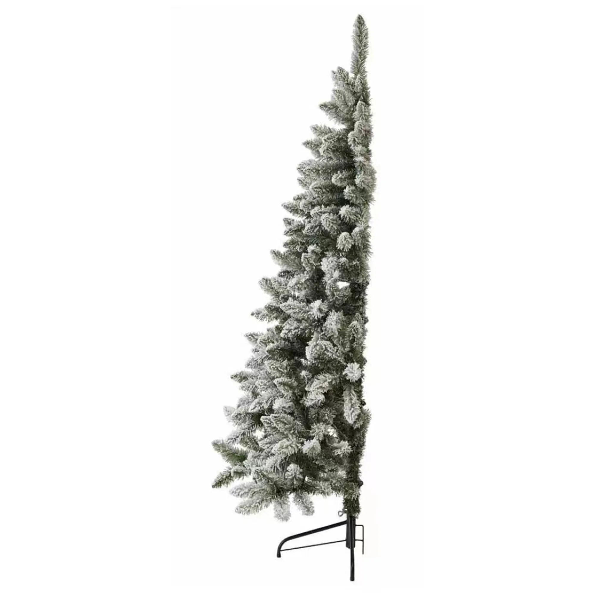 Neo 7FT Half Slim Xmas Snow Flocked Christmas Tree