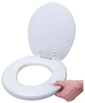 Padded Toilet Seat with Lid