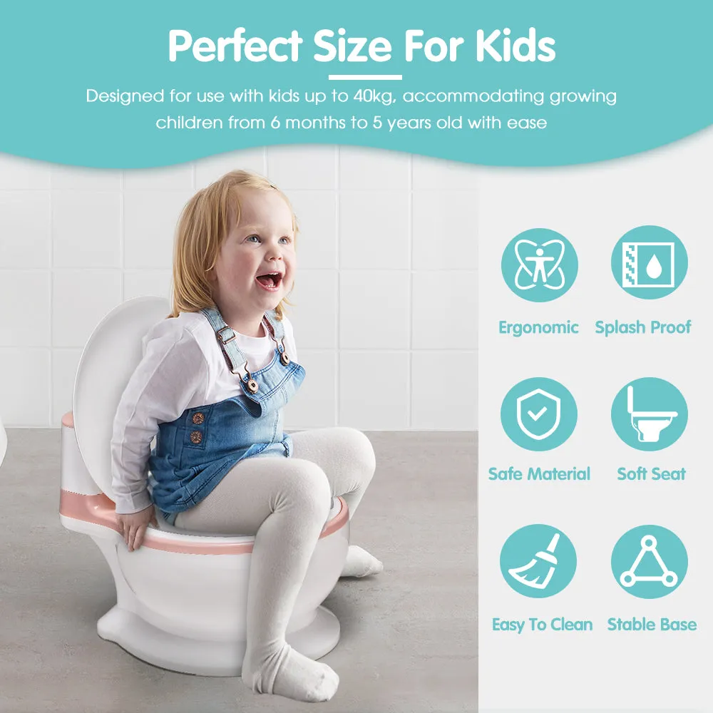 Playpals Kids Potty Trainer Seat Safety Toilet Training Toddler Child Non-Slip