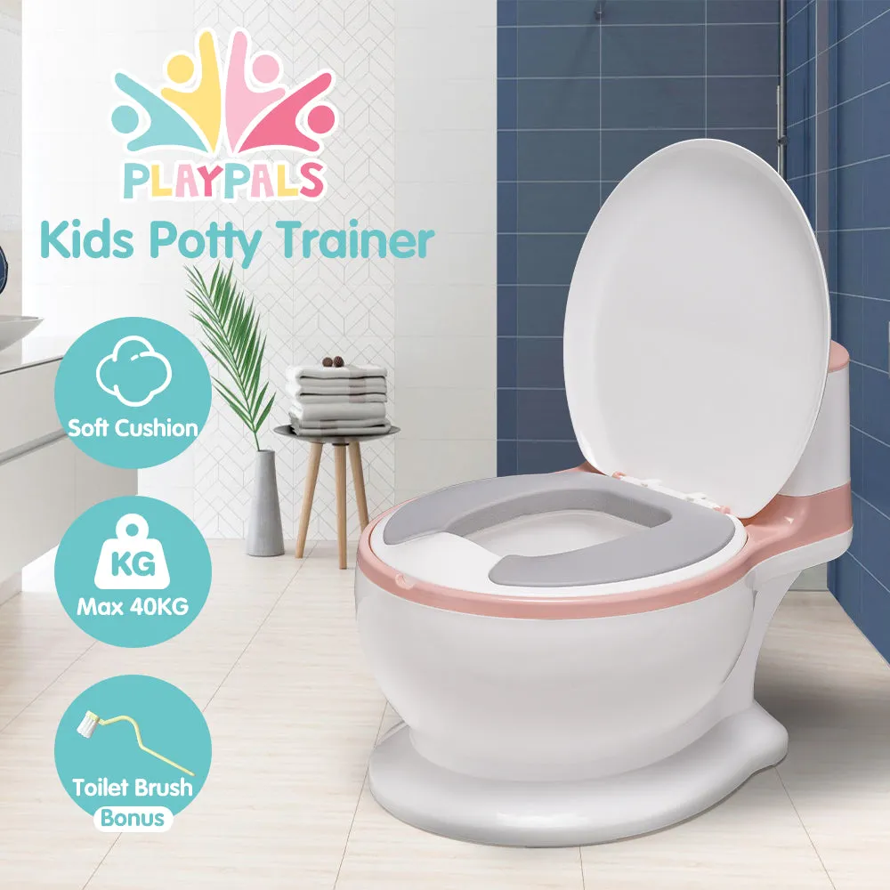 Playpals Kids Potty Trainer Seat Safety Toilet Training Toddler Child Non-Slip